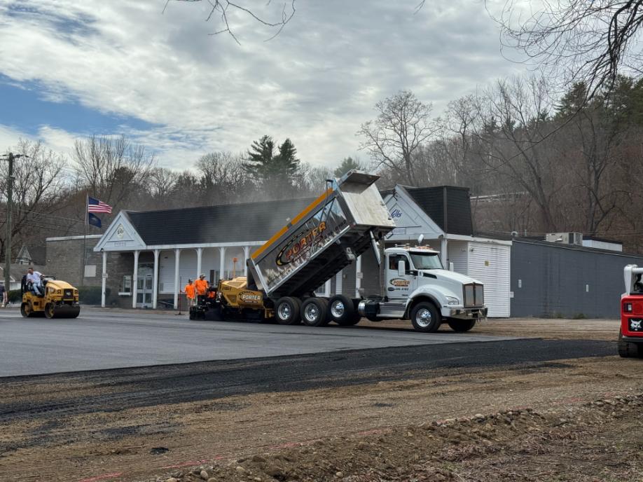 Asphalt paving project